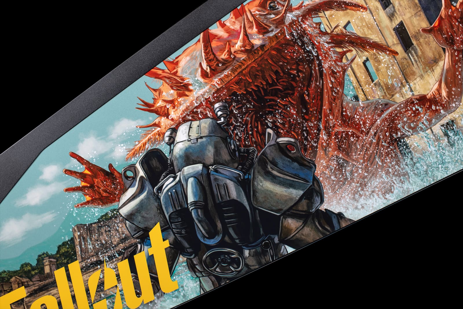 Detalle del tablero de Fallout by Stern Pinball