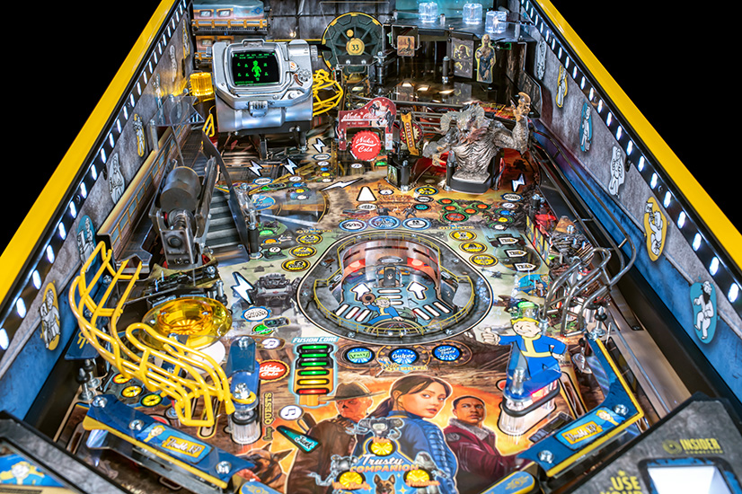 Otra imagen del lanzamiento de Fallout by Stern Pinball