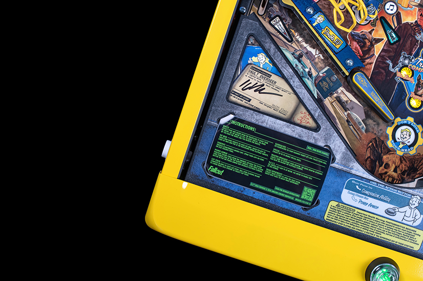 Detalle del lanzamiento de Fallout by Stern Pinball