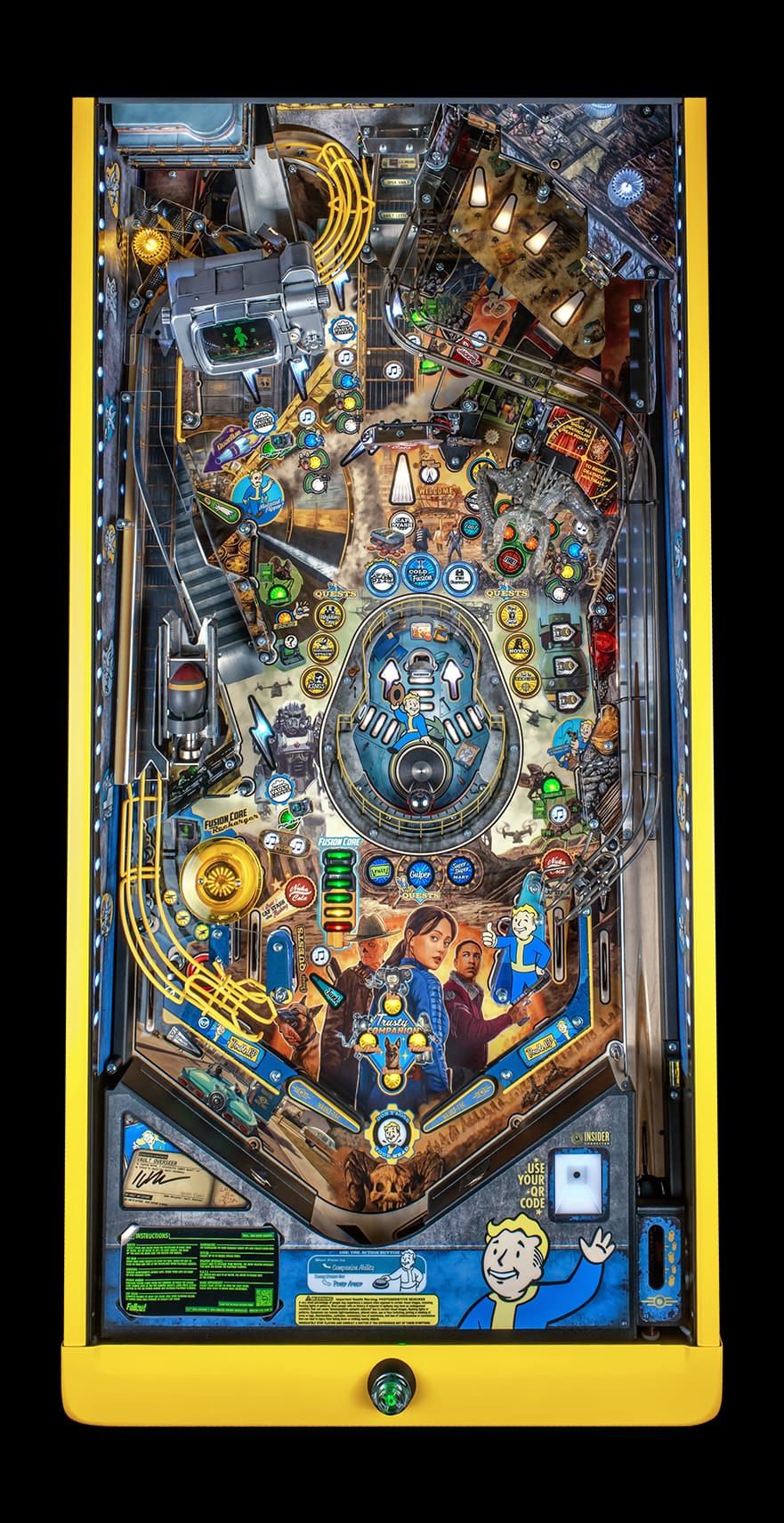 Playfield completo de Fallout Limited Edition